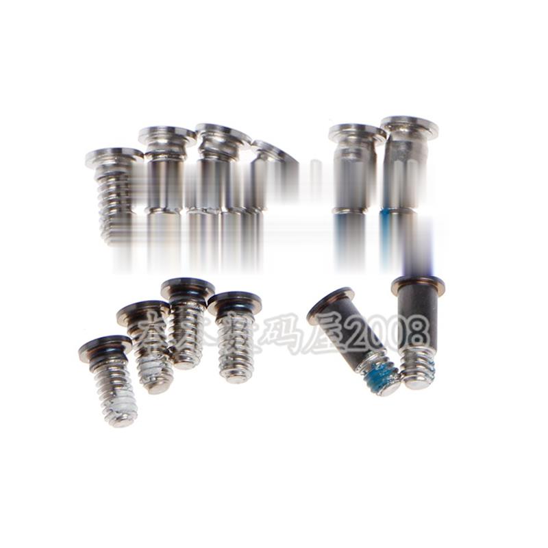Set suruburi carcasa inferioara   pentru Apple A1708 A2159 argintiu contine 6 bucati 2 lungi si 4 medii