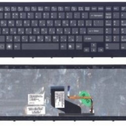 Tastatura pentru  Sony VPCF2 VPCF22 VPCF23 VPCF219 US  cu rama si backlight, neagra