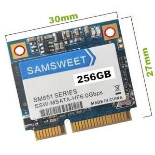 SSD 256GB mSATA Mini (Half Size) SATAIII 30mm*27mm
