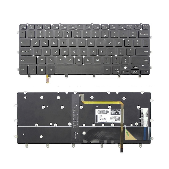 Tastatura laptop Dell XPS 9350, XPS 13 US Iluminata