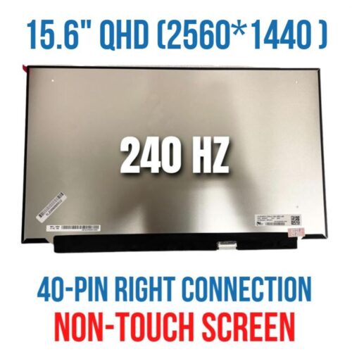 Display Laptop Gaming  LQ156T1JW03 Razer Blade  RZ09-0409    15.6 inch  QHD  2560×1440  IPS  conector ingust  narrow  40 de pini  240Hz